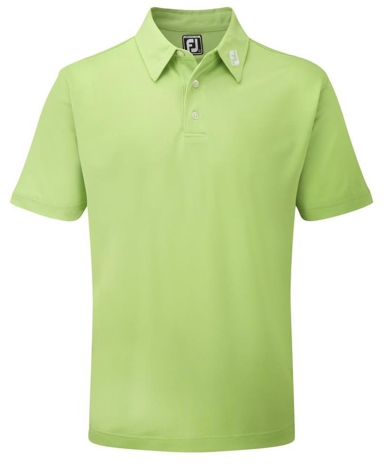 FootJoy Stretch Pique Solid polo de hombre, lima