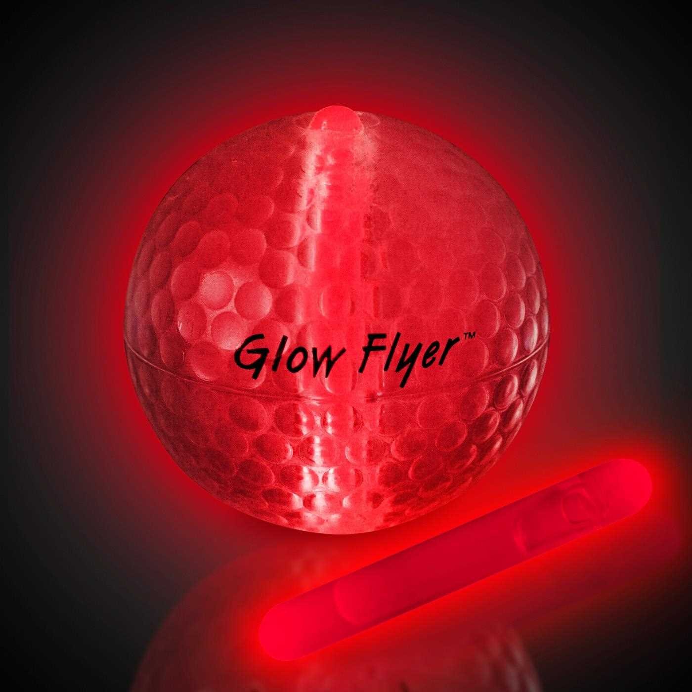 Masters Glow Flyer pelotas de golf, rojas