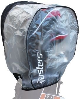 Masters Raincover with Zip, negro/transparente