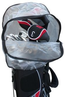 Masters Raincover with Zip, negro/transparente