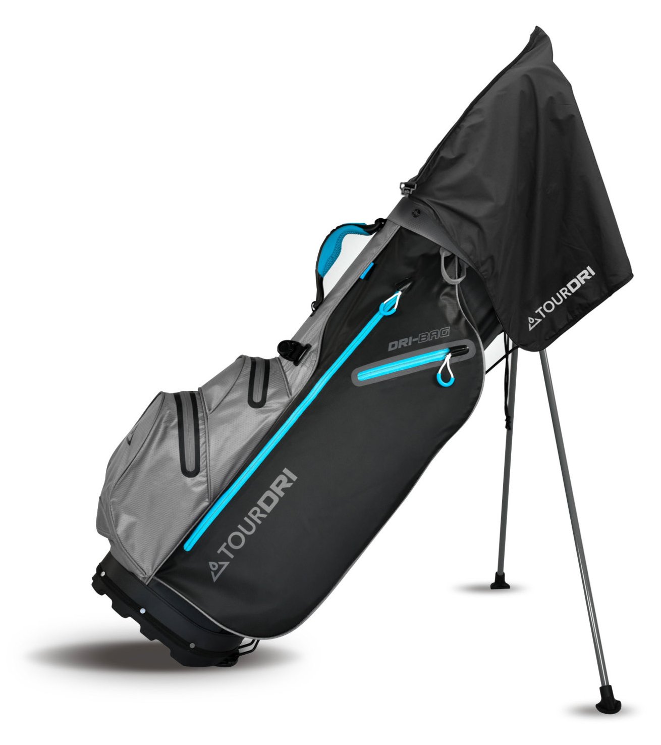 Masters Golf TourDri 2-in-1 toalla y funda de bolsa, negro