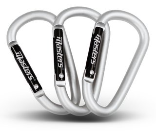 Masters Golf Carabiner Connector accesorio, plateado