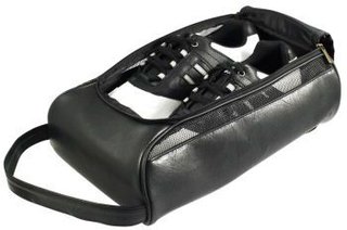 Masters bolsa de zapatos de cuero sintético