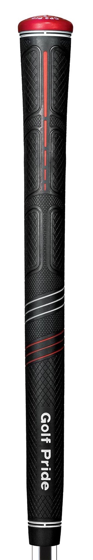 Golf Pride CP2 Pro grip, STANDARD, negro/rojo