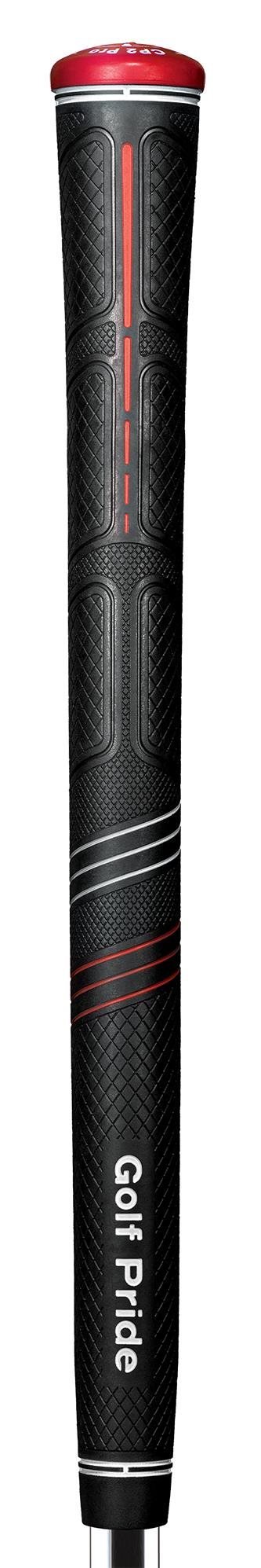 Golf Pride CP2 Pro grip, STANDARD, negro/rojo