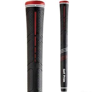 Golf Pride CP2 Pro grip, STANDARD, negro/rojo