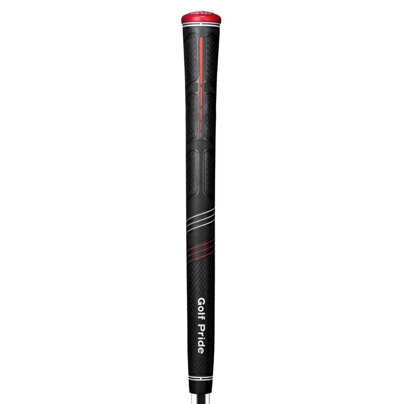 Golf Pride CP2 Pro grip, STANDARD, negro/rojo