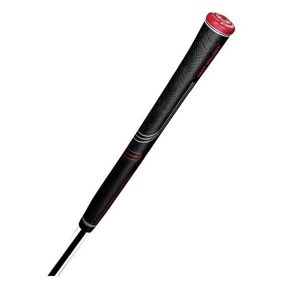 Golf Pride CP2 Pro grip MIDSIZE, negro/rojo