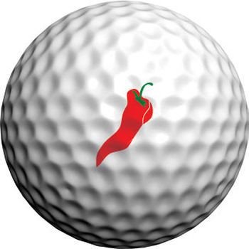 Masters Golfdotz pegatinas para pelotas de golf, Red Hot Chilli Peppers (24 pegatinas)