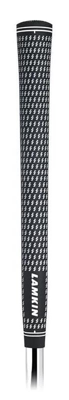 Lamkin Crossline Gents Classic .580 Round grip, negro/blanco, OVERSIZE