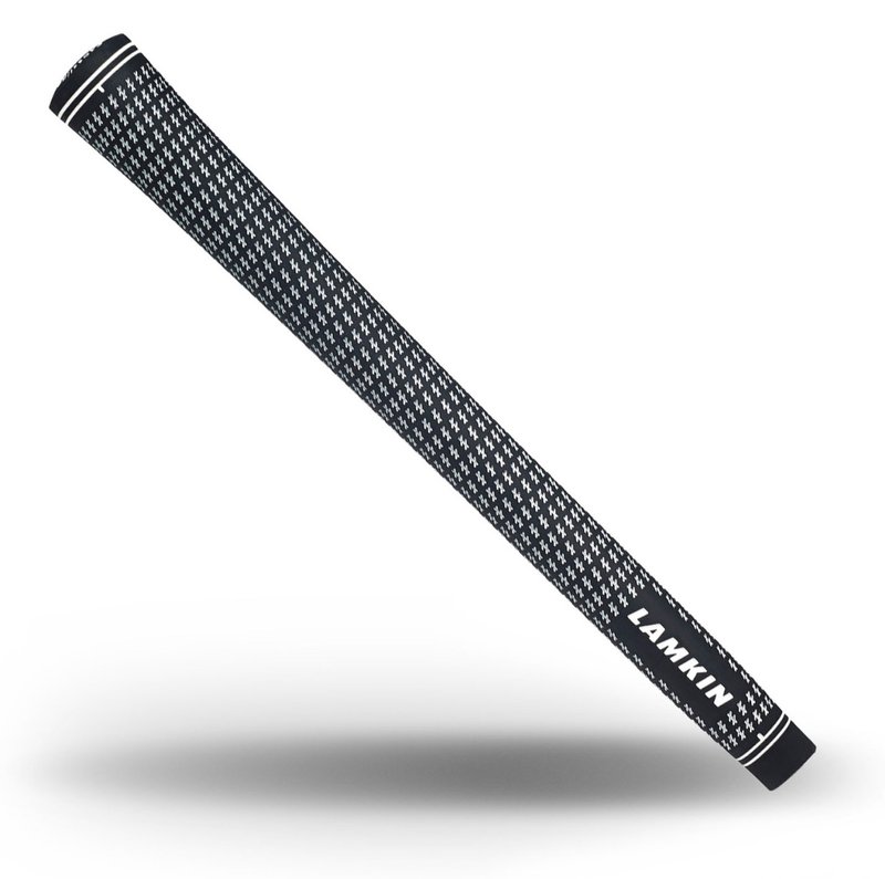 Lamkin Crossline Gents Classic .580 Round grip, negro/blanco, OVERSIZE