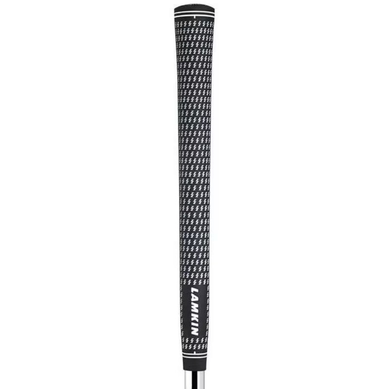 Lamkin Crossline Gents Classic .580 Round grip, negro/blanco, OVERSIZE