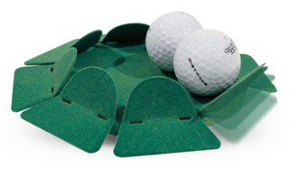 Masters Golf Putting Cup Green Baize ayuda de entrenamiento
