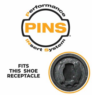 SoftSpikes Softspikes Stealth golf spikes, negro/plata, PINS (20 uds)