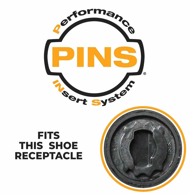 SoftSpikes Softspikes Stealth golf spikes, negro/plata, PINS (20 uds)