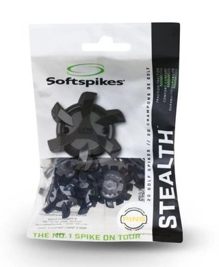 SoftSpikes Softspikes Stealth golf spikes, negro/plata, PINS (20 uds)