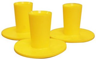 ShortGolf Teez! tees de goma de caucho, pack de 3