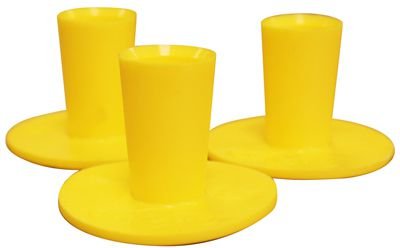 ShortGolf Teez! tees de goma de caucho, pack de 3
