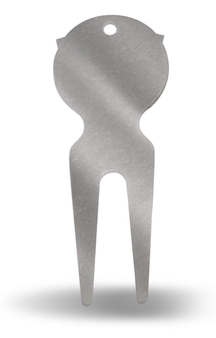 Masters Golf Aluminium Pitchforks 100pack marcadores de divot, plateados