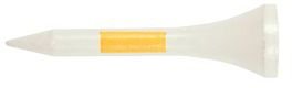 Pride Professional Tee System Prolength Mini tees de madera naranja 38mm (1 1/2"), 25 unidades