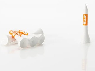 Pride Professional Tee System Prolength Mini tees de madera naranja 38mm (1 1/2"), 90 unidades