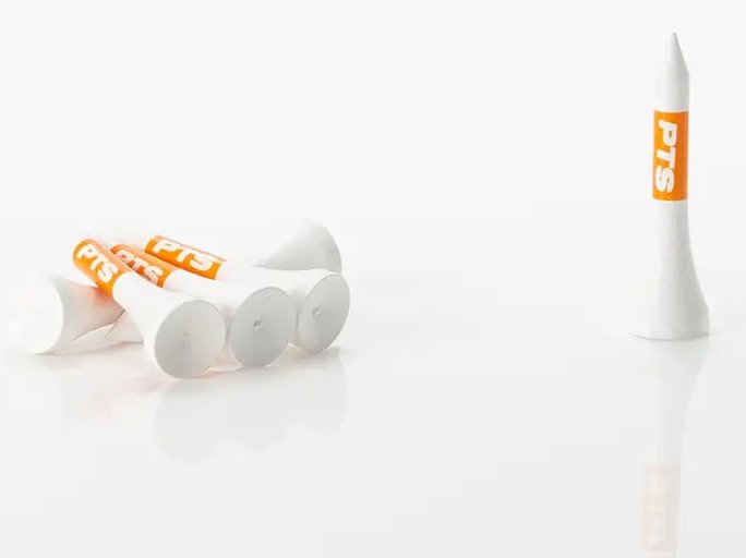 Pride Professional Tee System Prolength Mini tees de madera naranja 38mm (1 1/2"), 90 unidades