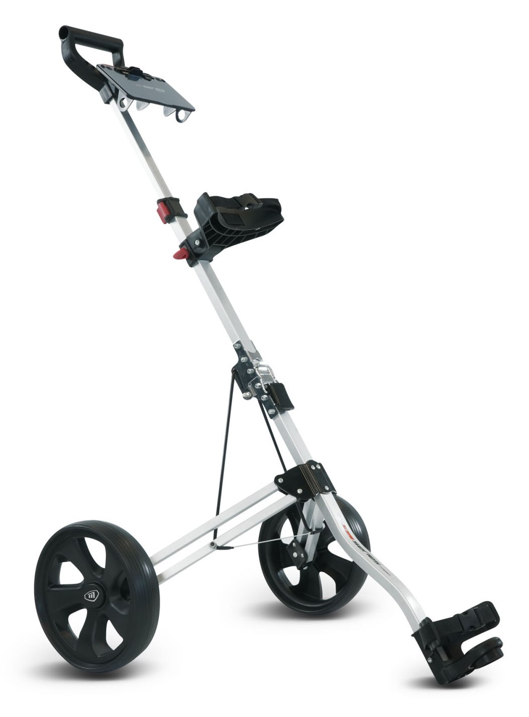 Masters Golf 5 Series Compact 2 Wheel carrito manual, plateado