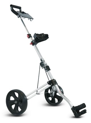 Masters Golf 5 Series Compact 2 Wheel carrito manual, plateado