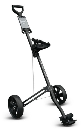 Masters Golf 3 Series Aluminium carrito manual de 2 ruedas, negro