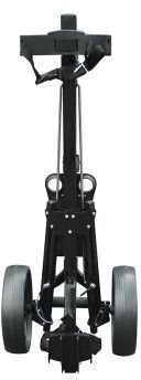 Masters Golf 3 Series Aluminium carrito manual de 2 ruedas, negro