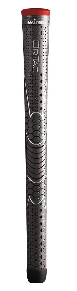 Winn Dri-Tac grip gris/rojo, STANDARD
