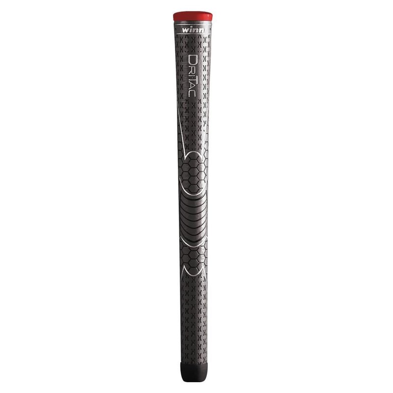 Winn Dri-Tac grip gris/rojo, STANDARD