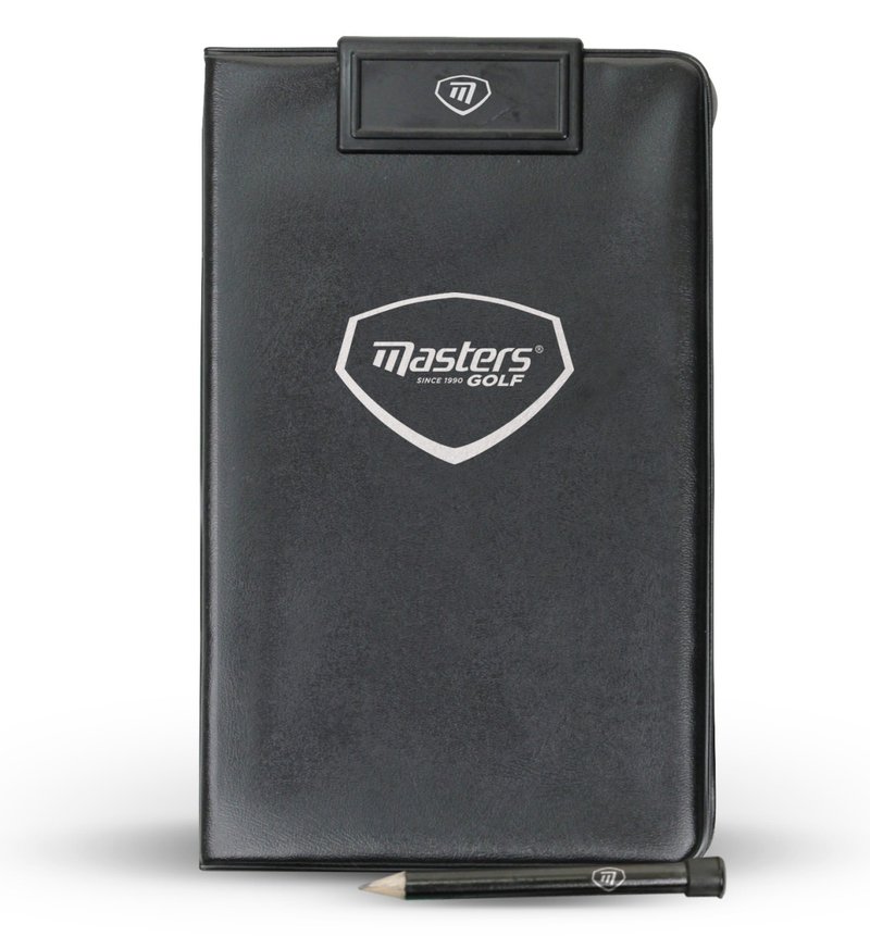 Masters Golf Score Card Holder accesorio, negro
