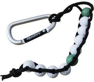 Masters Golf Masters Bead Stroke Counter contador de golpes, blanco/verde