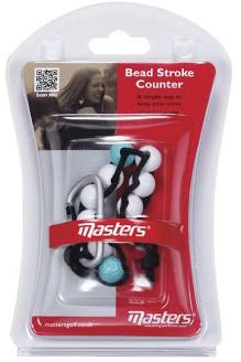 Masters Golf Masters Bead Stroke Counter contador de golpes, blanco/verde