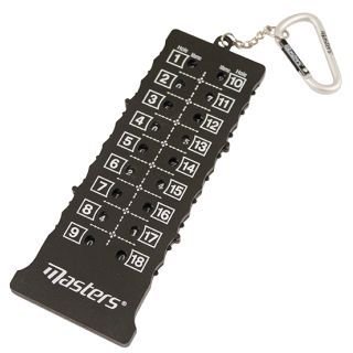 Masters Score Card Counter, negro