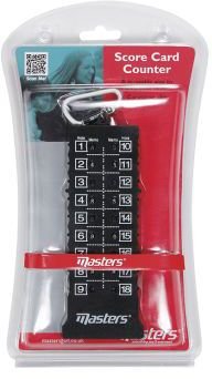 Masters Score Card Counter, negro