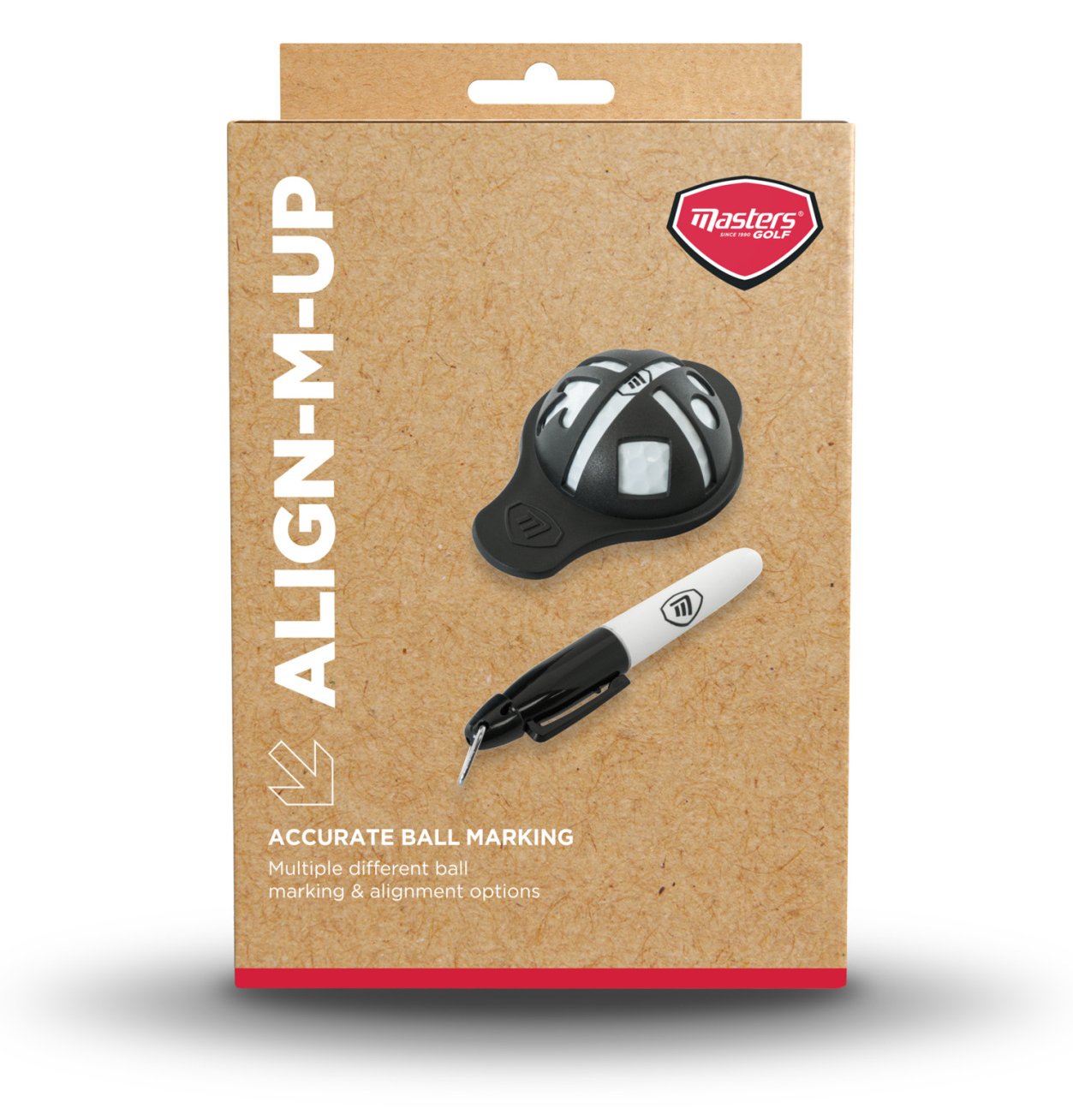Masters Golf Masters Align-M-Up Ball System negro
