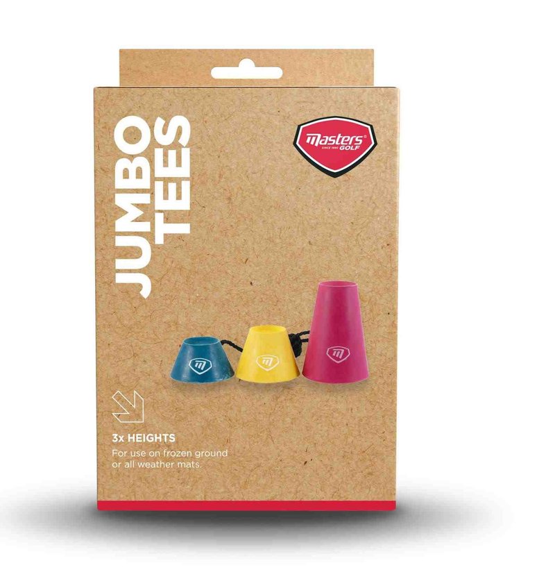 Masters Golf Masters Jumbo Pyramid Tee Stringed, mix colour