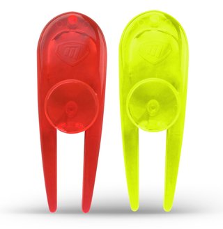 Masters Golf Neon PitchFork & Ball Markers (2 pack), multicolor