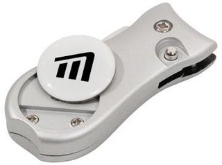 Masters Golf Switchblade Style Pitchfork marcador de divots, plateado
