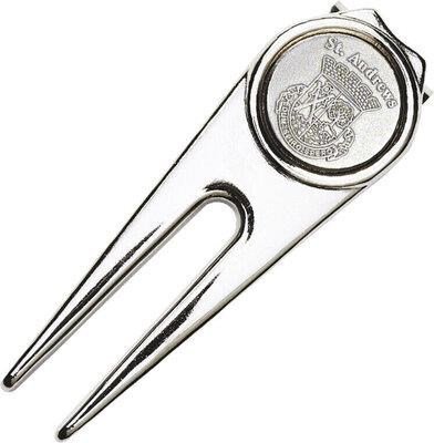 Masters Golf Masters St Andrews Deluxe Pitchfork plateado