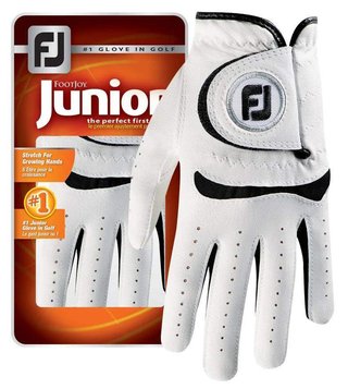 Footjoy FJ Junior 18 guante de golf infantil, blanco