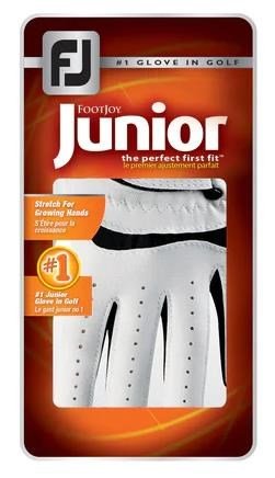 Footjoy FJ Junior 18 guante de golf infantil, blanco
