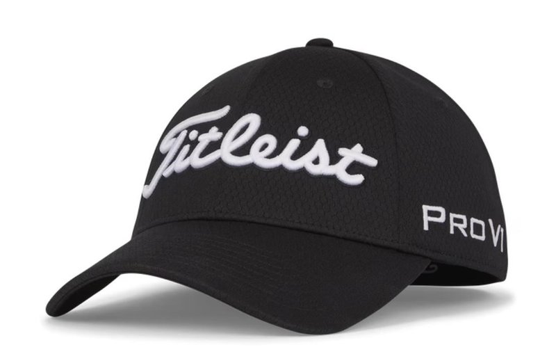 Titleist Tour Elite gorra de hombre, negro/blanco