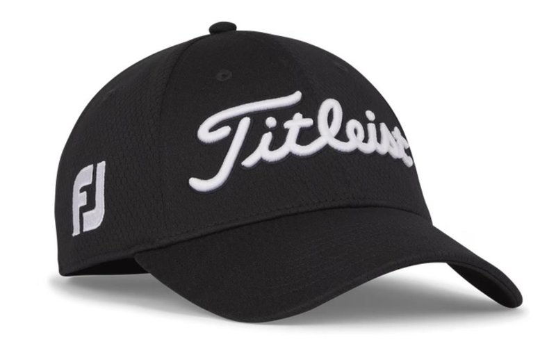 Titleist Tour Elite gorra de hombre, negro/blanco