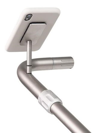 JuCad Velcro soporte para smartphone, titanium