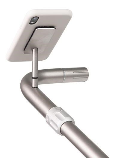 JuCad Velcro soporte para smartphone, titanium