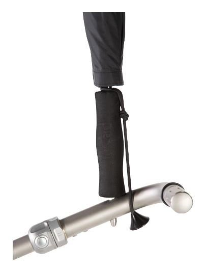 JuCad paraguas de golf telescópico automático 68" con pin, plateado (protección UV 99%/UPF50+)