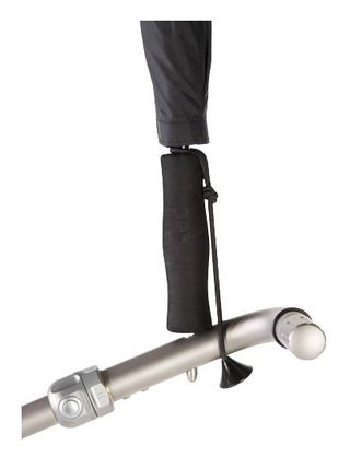 JuCad paraguas de golf telescópico automático 68" con pin, plateado (protección UV 99%/UPF50+)